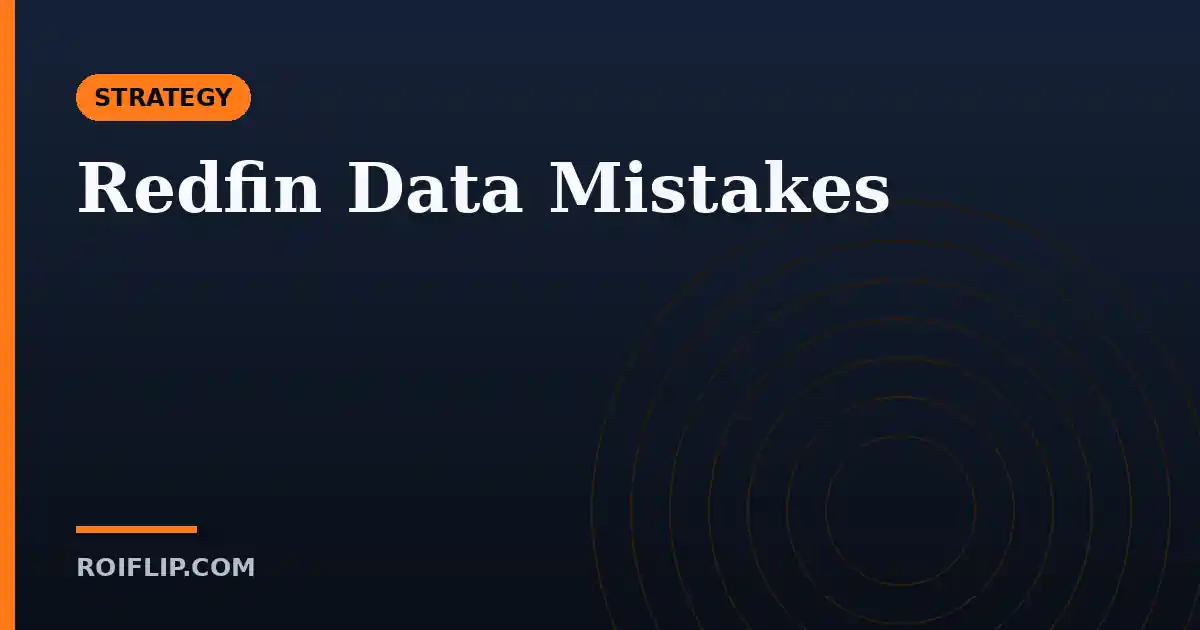 Redfin Data Mistakes