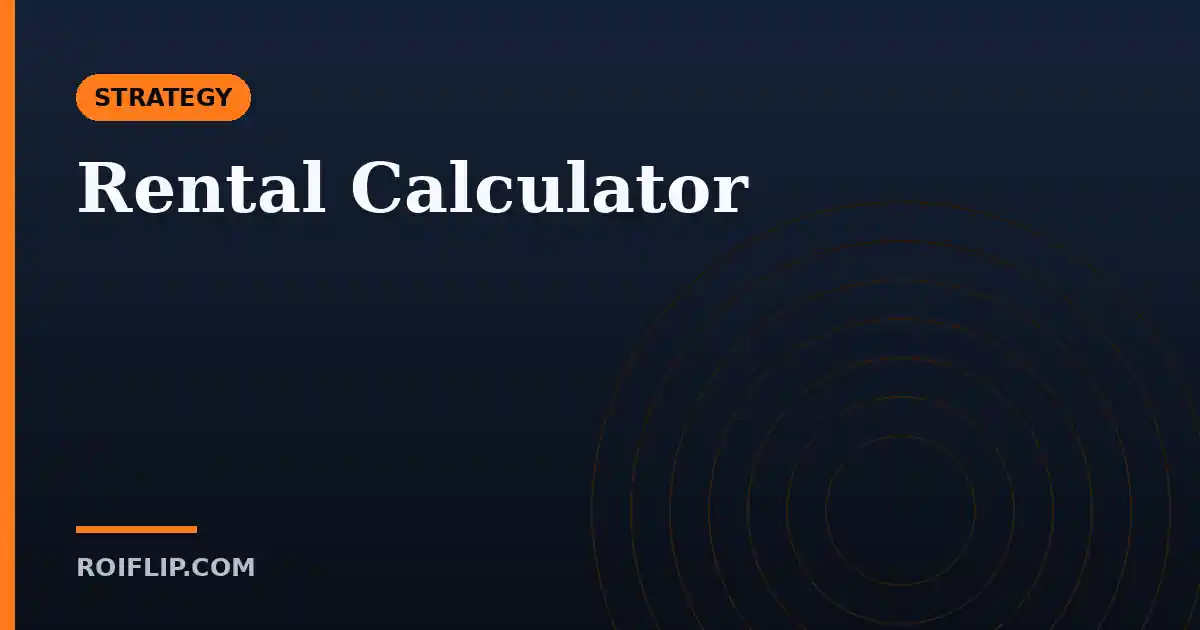 Rental Calculator