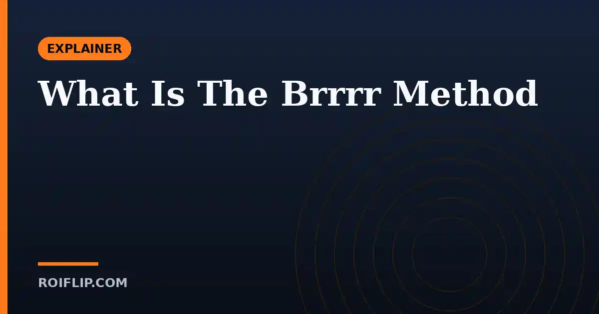 What Is The BRRRR Method